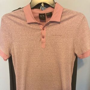 Armani Exchange Polo Shirt Pink